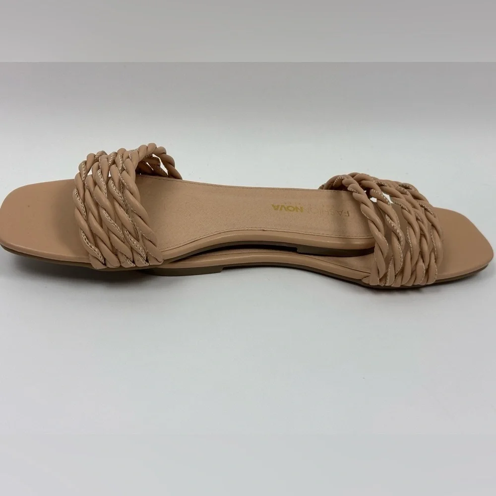 Women's Coiled Square Toe Sandal